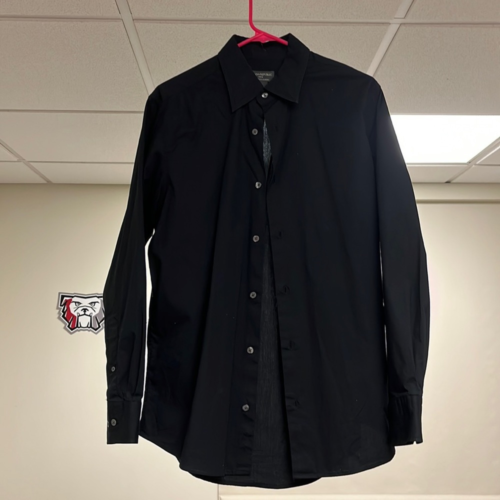 {Size M} Black Banana Republic Stretch Classic